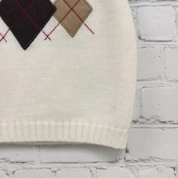 Izod 18M Cream Sweater Vest - Picture 2 of 5